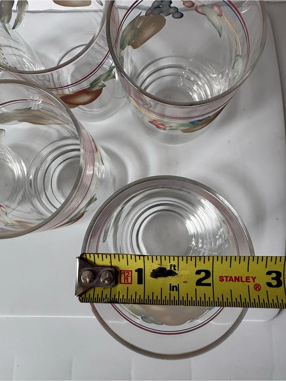 Corelle Abundance Glassware Set of 6  Drinking Glasses Tumblers